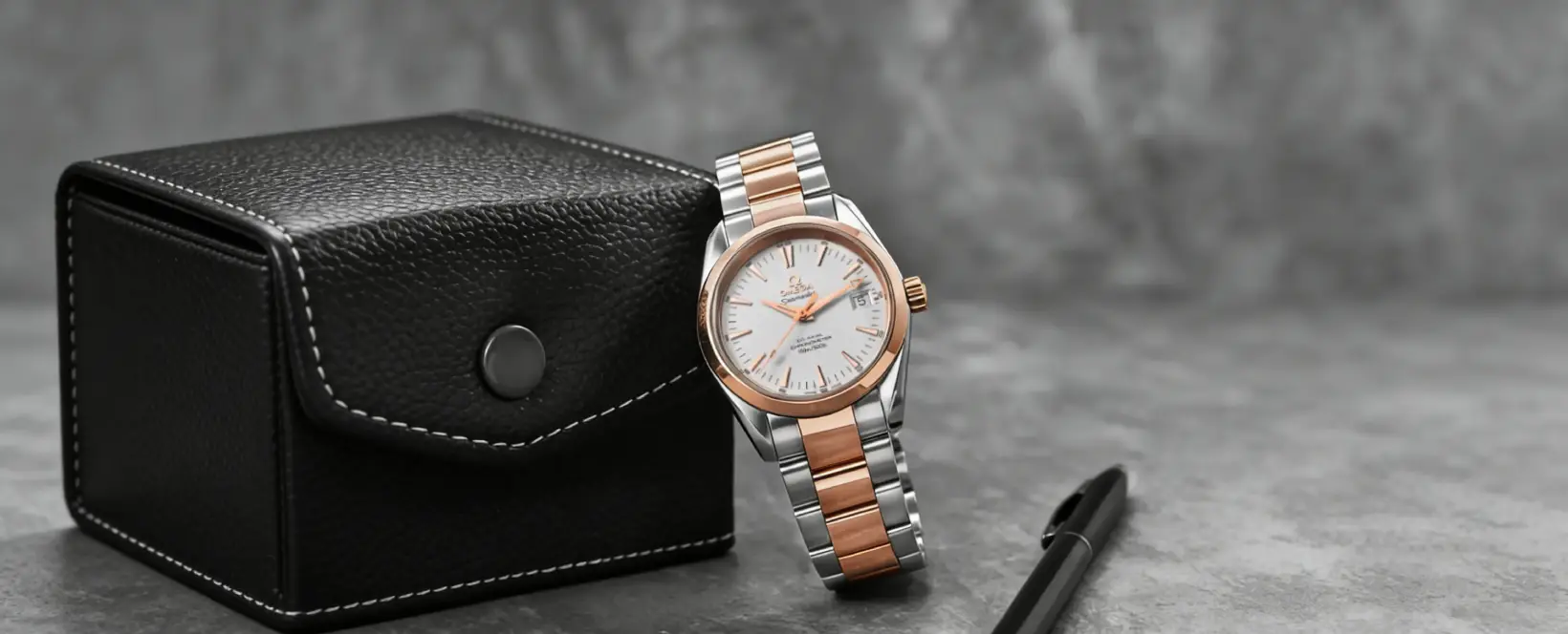 Omega 2304.30.00 Omega 2304.30.00 from the Seamaster Aqua Terra collection, featuring a screw-down crown, 150 m water resistance, and elegant design suitable for everyday wear.